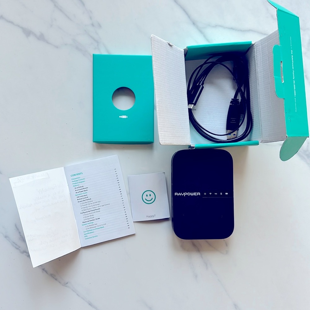 RAVPower FileHub Travel Router 83-13000-004